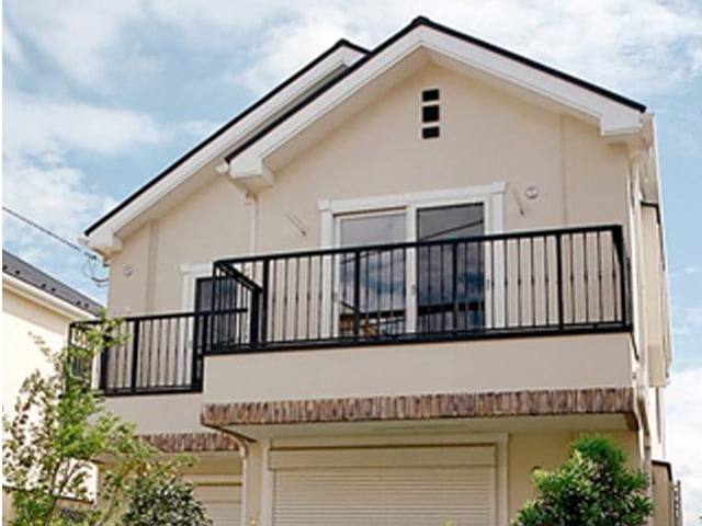 笠木付バルコニー鋳物グリル