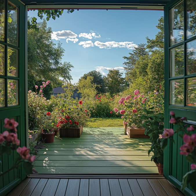 彩木アートインガーデンデッキ【DGS】