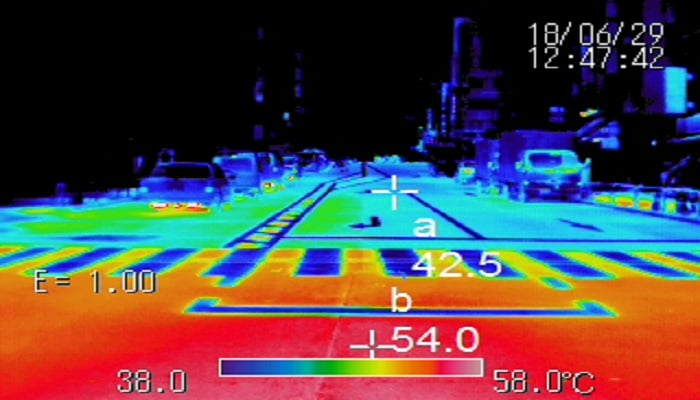 遮熱性舗装用塗料「ミラクールロードML」
