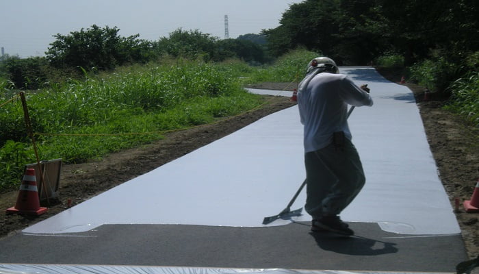 遮熱性舗装用塗料「ミラクールロードW」 / 株式会社ミラクール