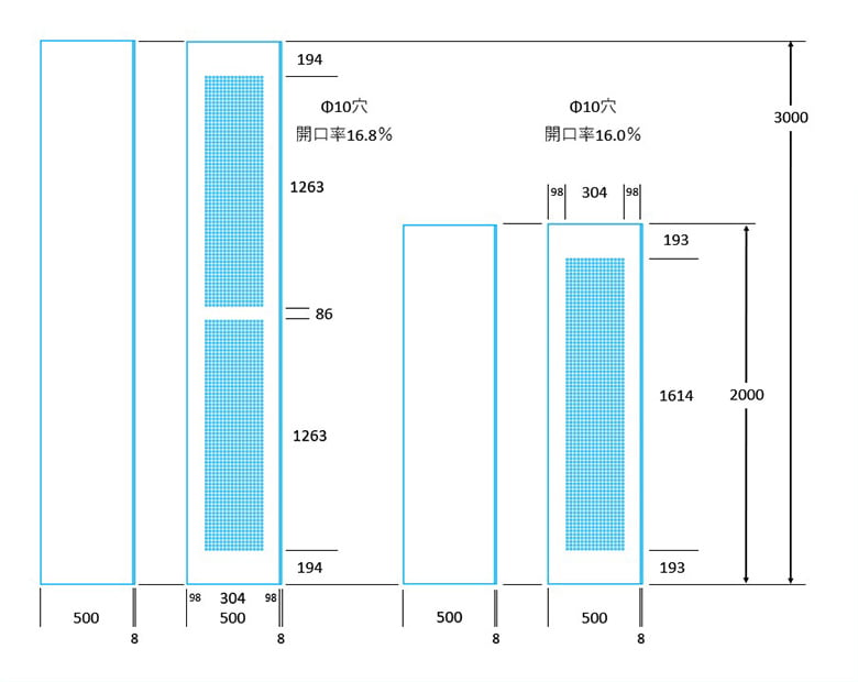 仮囲い鋼板 フラット型