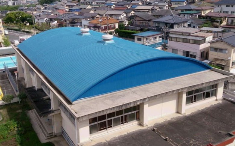 リブルーフ防水工法【金属屋根(瓦棒葺き)改修工法】