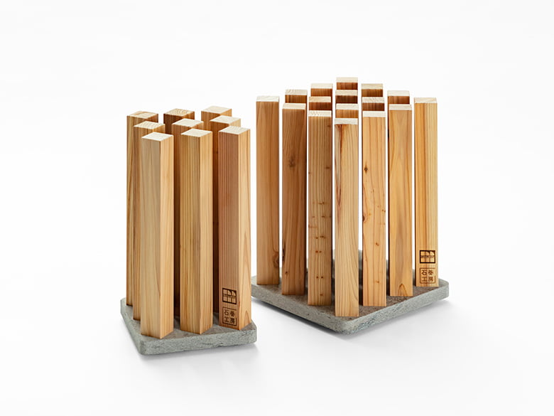 DROP×国産石【傘立て】/松下産業株式会社