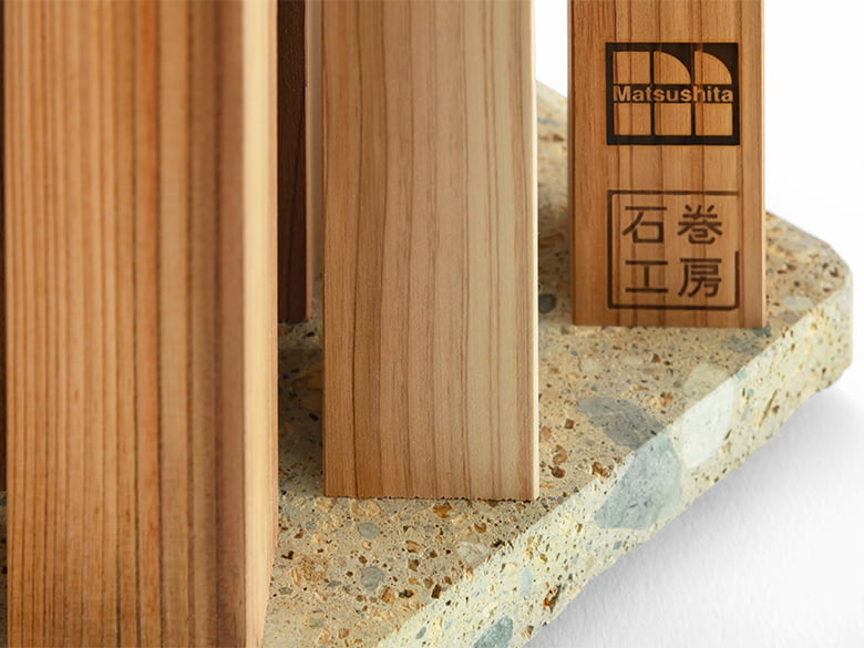 DROP×国産石【傘立て】/松下産業株式会社