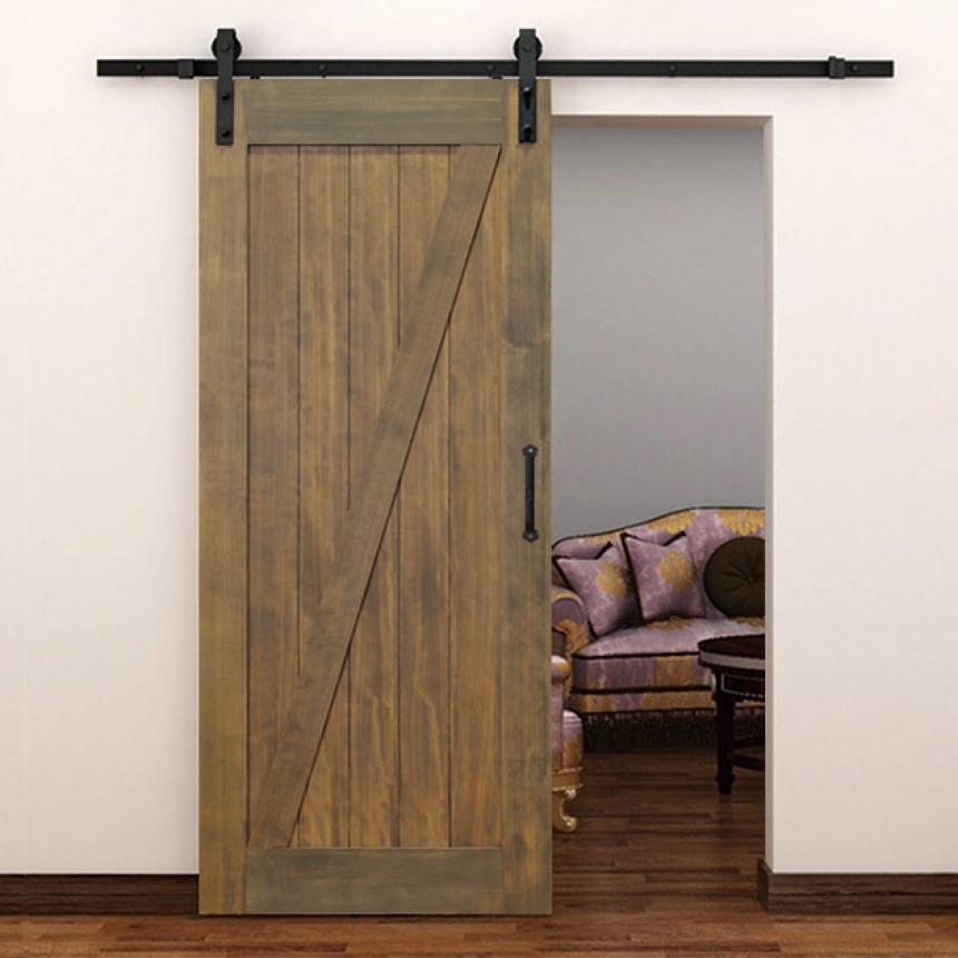 木製ドアをオシャレに引き立てる「バーンドア金物」