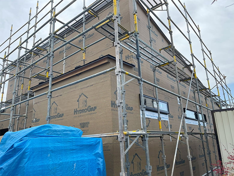 排水・排湿機能付き透湿・防水+気密シート 【レインスクリーンラップ】