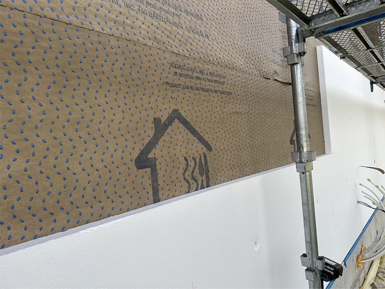 排水・排湿機能付き透湿・防水+気密シート 【レインスクリーンラップ】