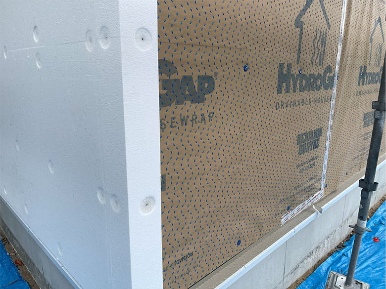 排水・排湿機能付き透湿・防水+気密シート 【レインスクリーンラップ】