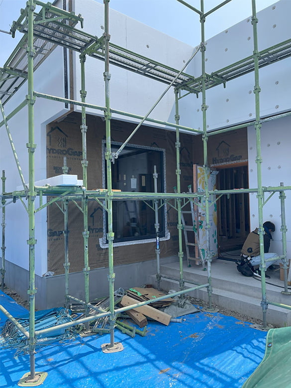 排水・排湿機能付き透湿・防水+気密シート 【レインスクリーンラップ】