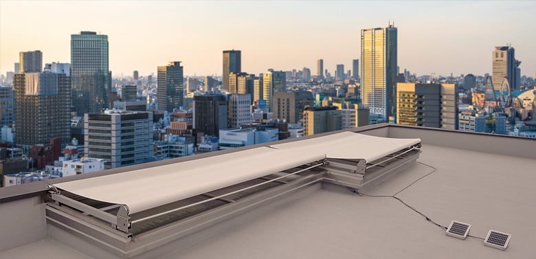 電動トップライトシェード 【スカイライトベール】