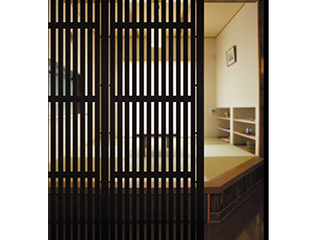 天然木の透かし彫り組子風パネル|DSパネル 縦格子