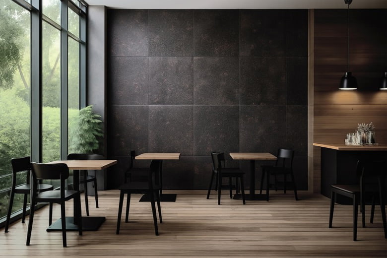 「錆Metallic」サビxメタリックで演出する内装用化粧パネル