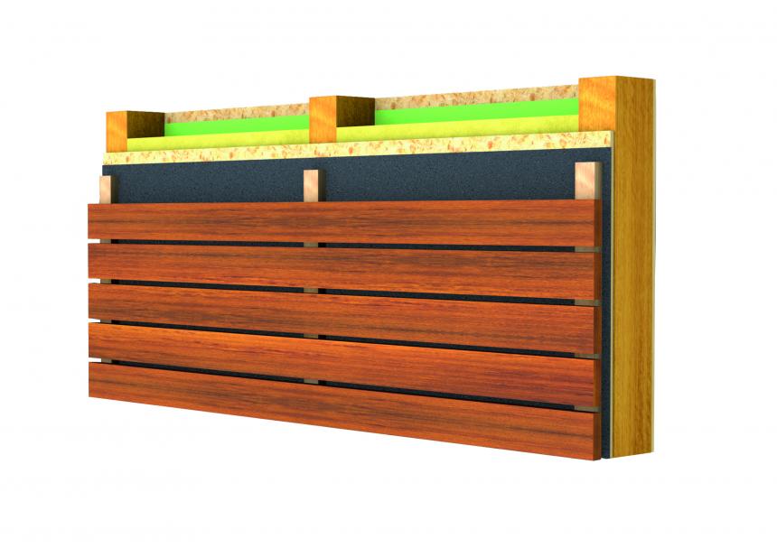 NGSハードウッド ファサードラタン (セランガンバツ ルーバー材)