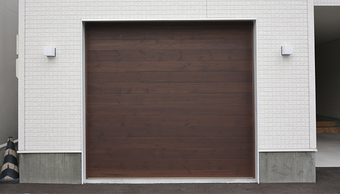 電動木製ガレージドア「ウッデイ」防火設備EB(遮炎性能)・EC(準遮炎性能)タイプ