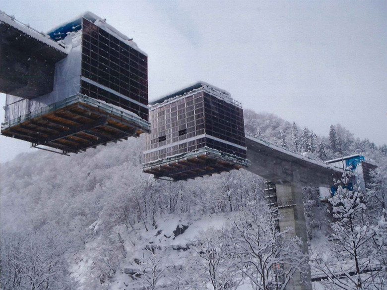 コンクリート養生材 橋梁バルーン
