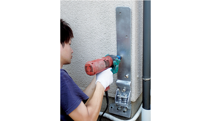 木造住宅補強金物【Kホルダー1型】