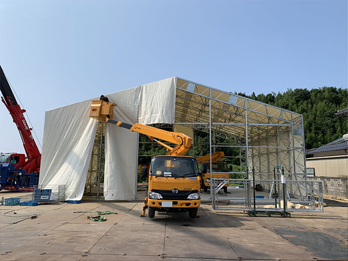 テント倉庫【レンタル】