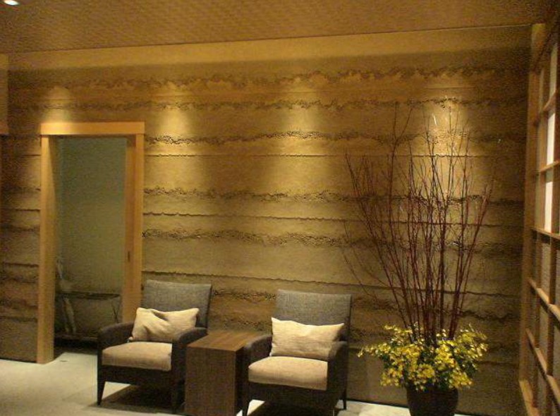 天然土壁かぐや姫「版築」