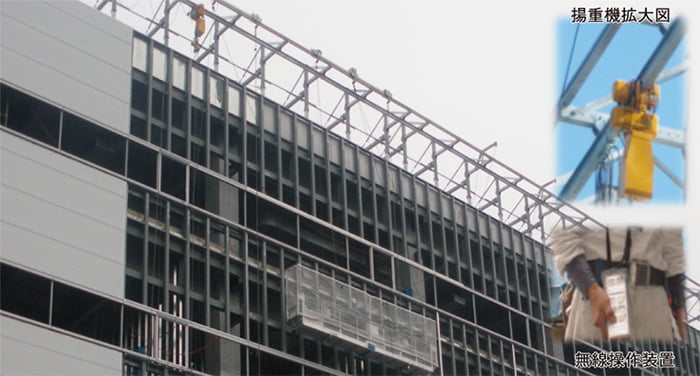 P-UP工法【パネル揚重機システム】