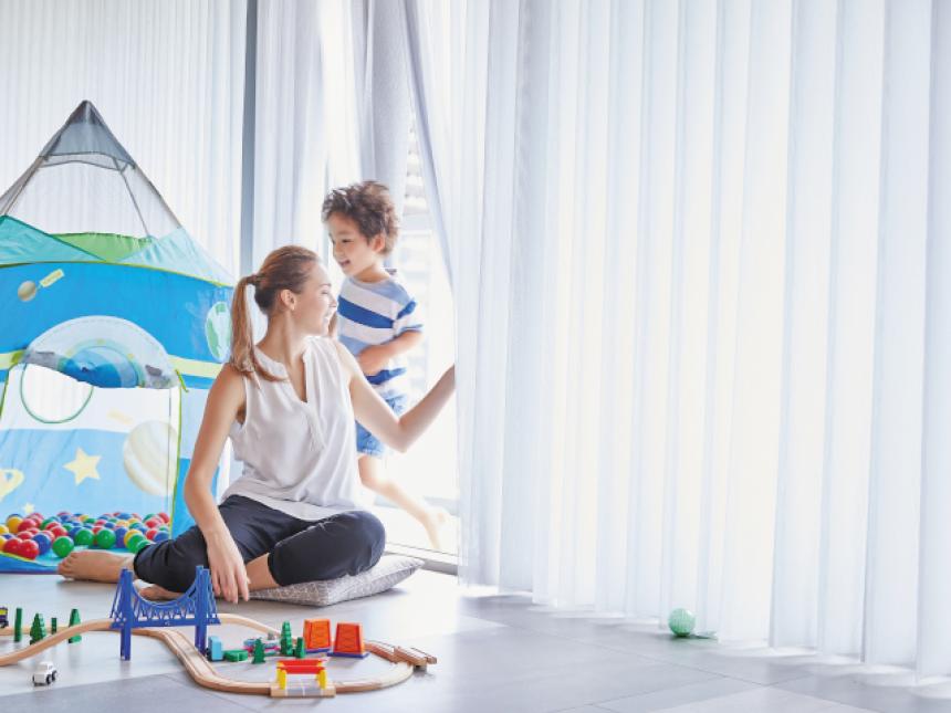 NORMAN® スマートドレープシェード【ファブリック縦型ブラインド】