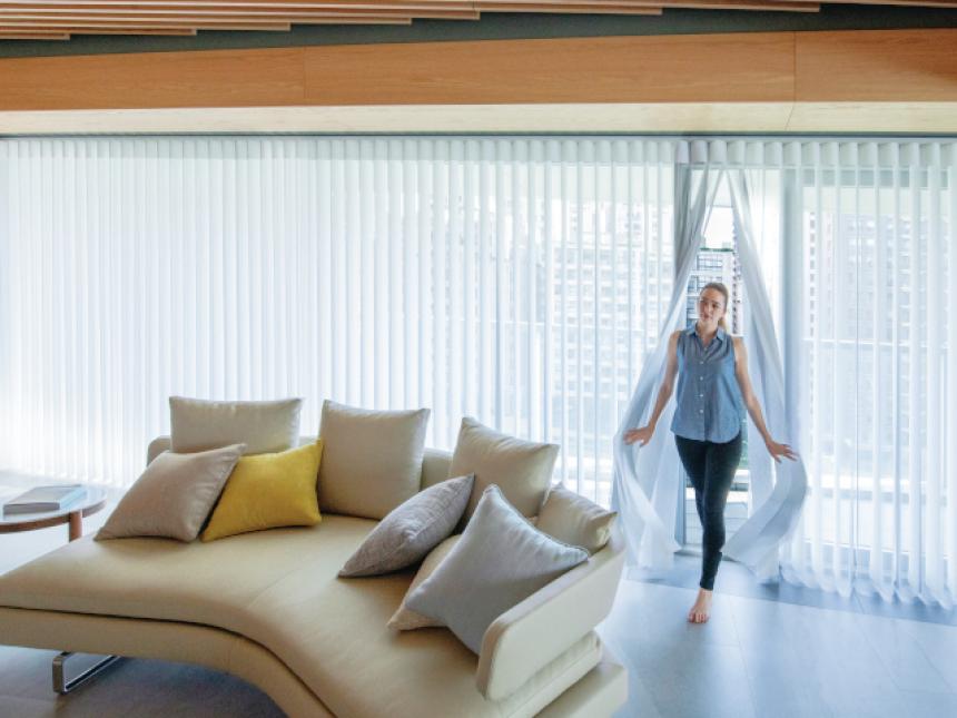 NORMAN® スマートドレープシェード【ファブリック縦型ブラインド】