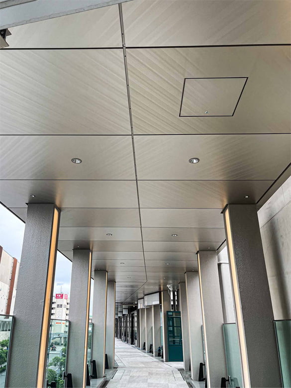 アルミストーン(天井/軒天パネル)/エヌ・エス・ケーニシダ工業株式会社