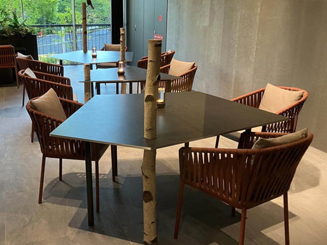 アルミストーン家具(テーブル)