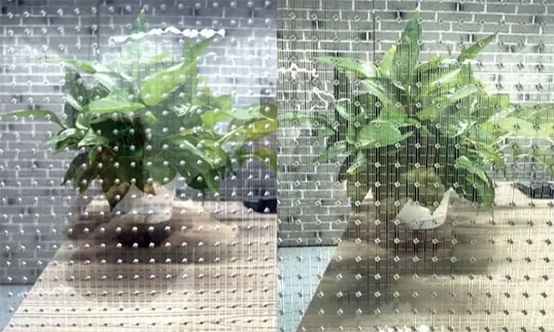 フィルム型LEDビジョン Mirageシリーズ