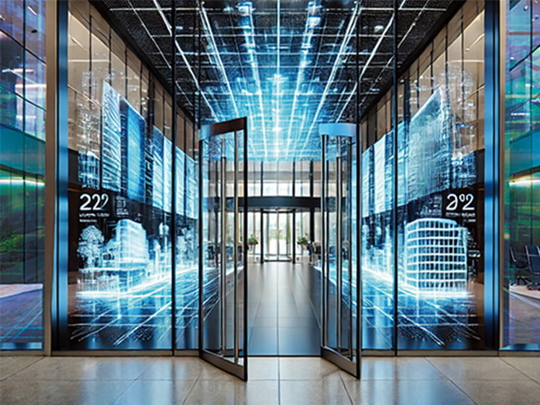 メッシュ型LEDビジョン Riddleシリーズ