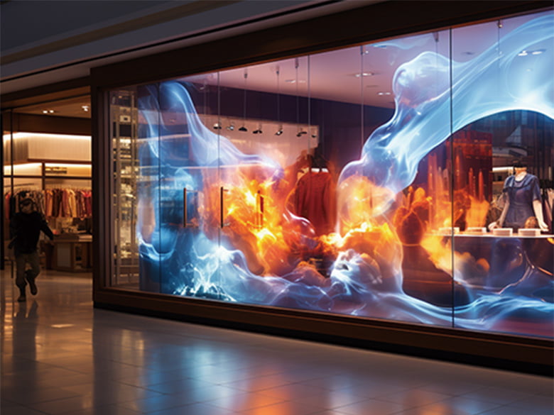 メッシュ型LEDビジョン Riddleシリーズ