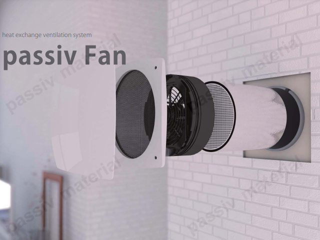 ダクトレス熱交換換気システム passiv Fan