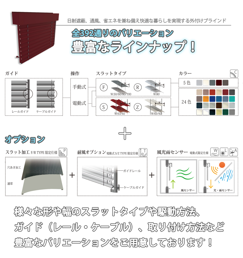 外付けブラインド passiv blind(パッシブブラインド)