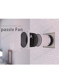 ダクトレス熱交換換気システム「passiv Fan」