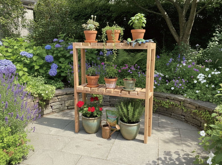 A-Cedar Garden shelf (ガーデンシェルフ)