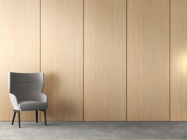 人工杢突板不燃化粧パネル/Flat funen panel design