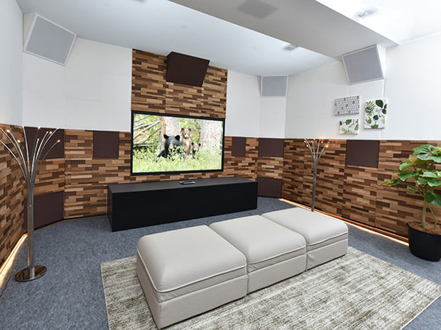 WOOD BRICK WALL PANEL