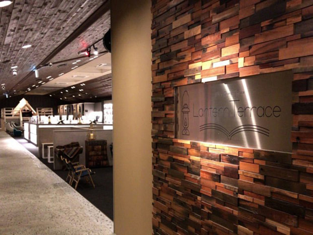 WOOD BRICK WALL PANEL