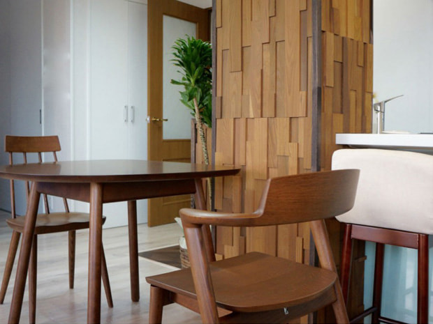 WOOD BRICK WALL PANEL