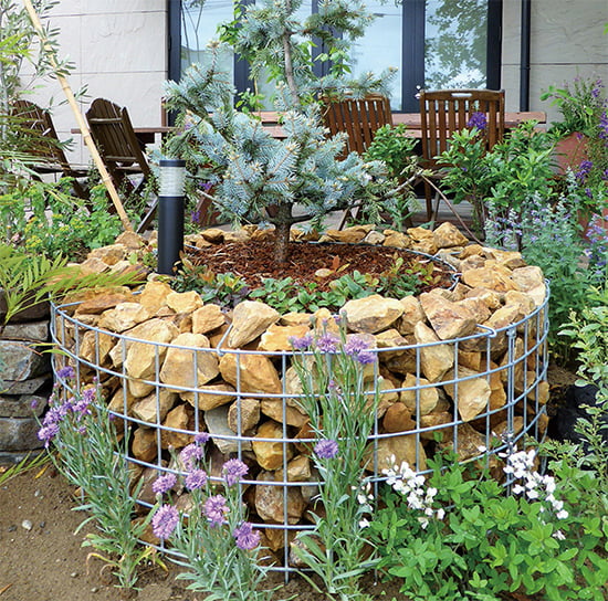 ガビオンストーンウォールユニット