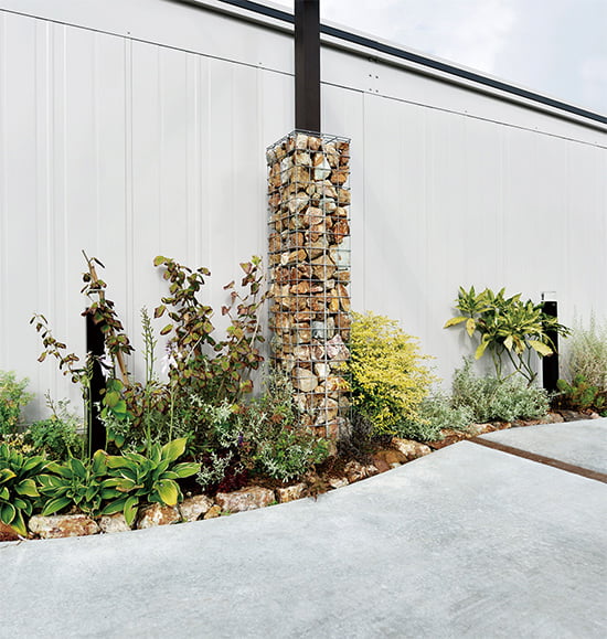 ガビオンストーンウォールユニット