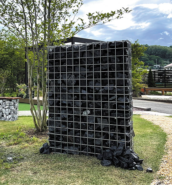 ガビオンストーンウォールユニット