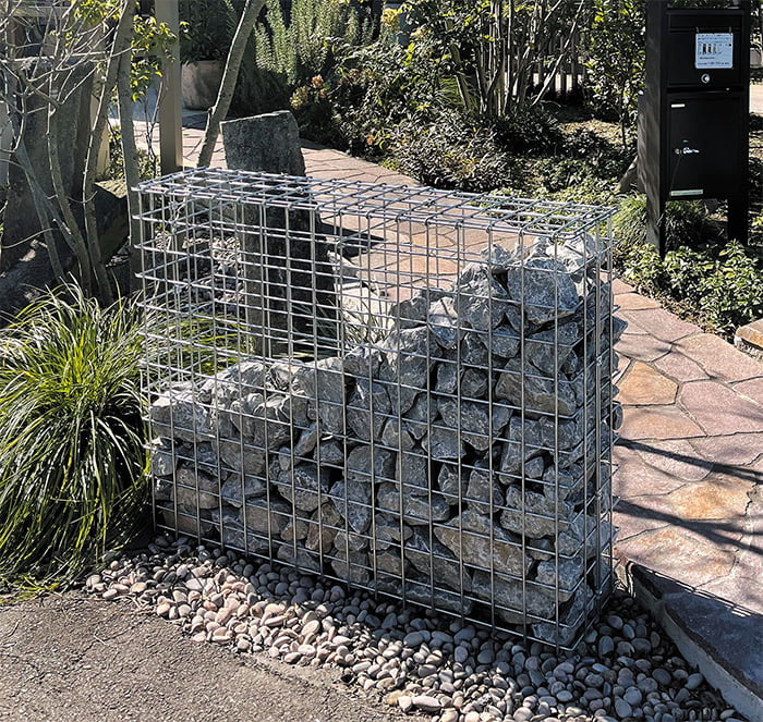 ガビオンストーンウォールユニット