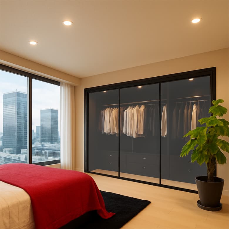 調光移動間仕切「FOGMO」/岡田装飾金物株式会社