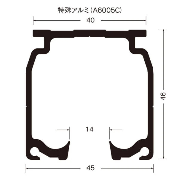 SGレール/SG間仕切ポール 大きな開口部の対応に