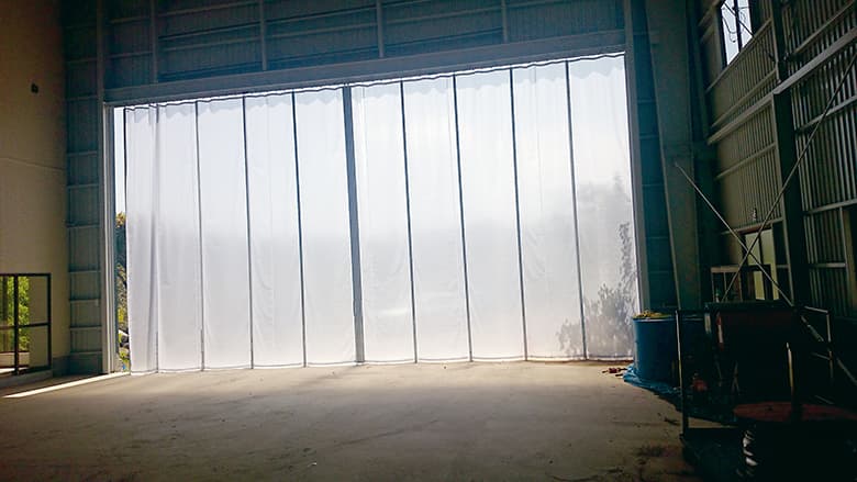 SGレール/SG間仕切ポール 大きな開口部の対応に