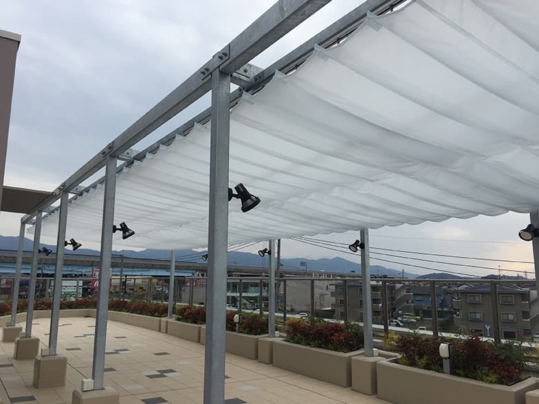 日除け対策製品の施工事例紹介