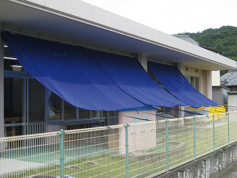 日除け対策製品の施工事例紹介