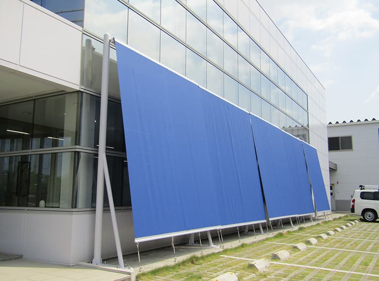 日除け対策製品の施工事例紹介