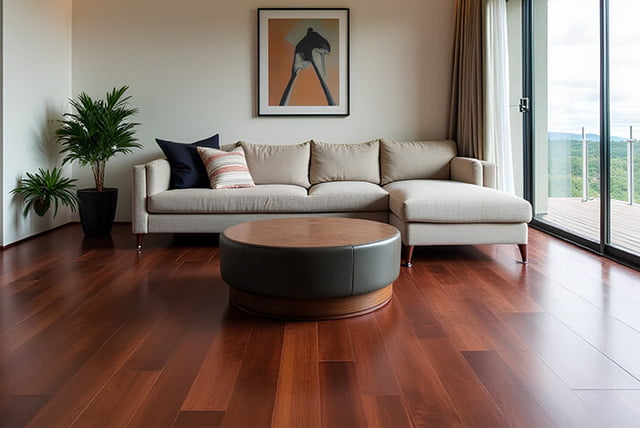 UVウレタン塗装「エーデルフローリング D20 サペリ」