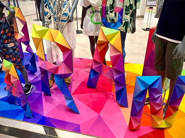 【SORIORI】店舗3D装飾 壁面・柱・天井を独創的に演出